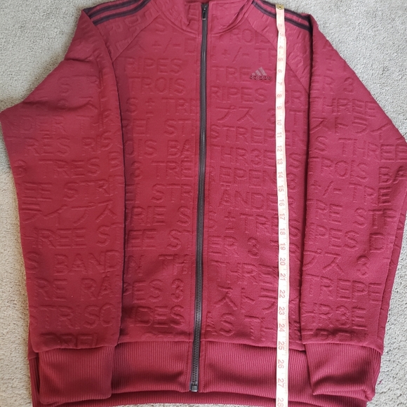 Adidas jacket/coat, size Medium,red - Picture 5 of 6